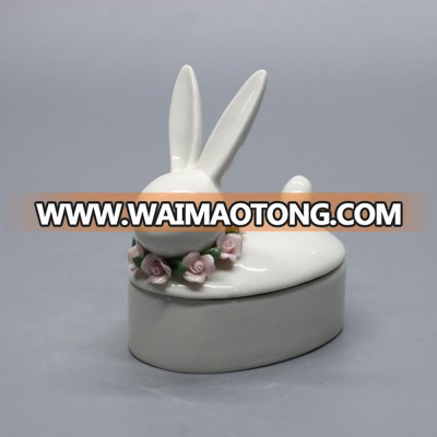 Creative gifts small unique decorative ceramic jewelry gift boxes for sale