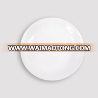 white ceramic plate/round dinner plate/cheap AB grade plates dishes