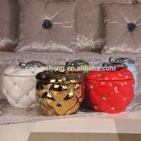 modern porcelain ceramic apple decoration jar wholesale