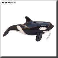 ceramic killer whale figurine