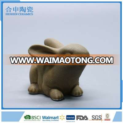 factory sale creative ceramic craft easter porcelain bunny figurine decoration