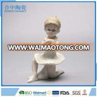 wholesale White Dancing Lady Ballet Dancer Porcelain Figurine Statuette Figure Collectibles